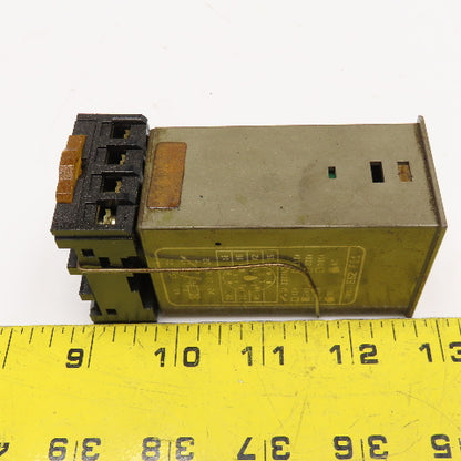 Fiber E52 12s Timing Relay W/ Socket Base 24V AC/DC