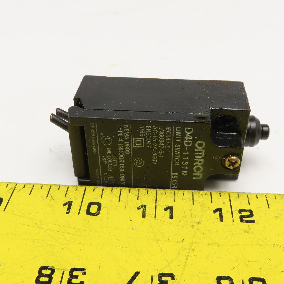 Omron D4D-1131N 400V Push Button Limit Switch