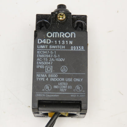 Omron D4D-1131N 400V Push Button Limit Switch