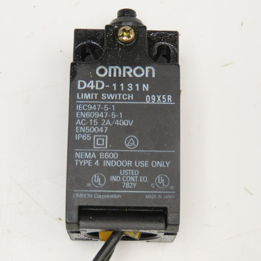 Omron D4D-1131N 400V Push Button Limit Switch