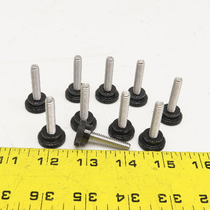 1-1/4" x 1-1/2" Stainless Steel Knurled Knob Thumb Screw Lot Of 10