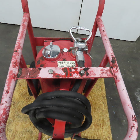 Amerex Portable ABC Dry Chemical 150LB Fire Extinguisher W/ 48' Hose
