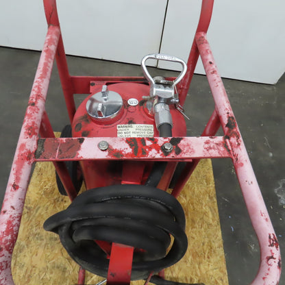 Amerex Portable ABC Dry Chemical 150LB Fire Extinguisher W/ 48' Hose