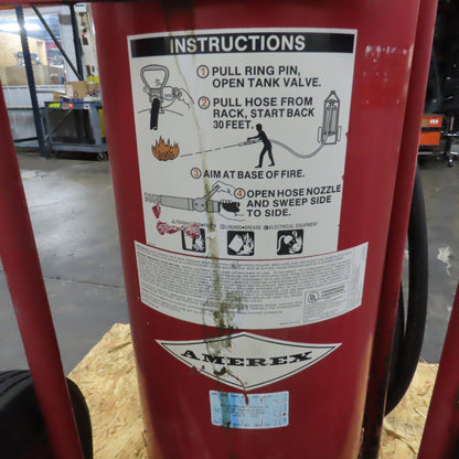 Amerex Portable ABC Dry Chemical 150LB Fire Extinguisher W/ 48' Hose