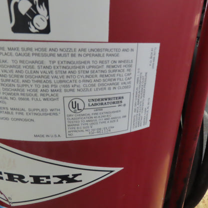 Amerex Portable ABC Dry Chemical 150LB Fire Extinguisher W/ 48' Hose