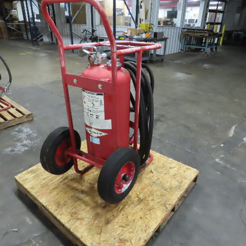 Amerex Portable ABC Dry Chemical 150LB Fire Extinguisher W/ 48' Hose