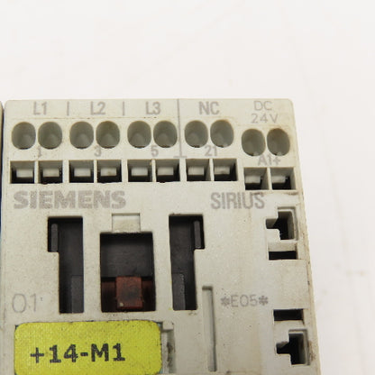 Siemens 3RT1016-2BB41 600V 20A Contactor Relay 24VDC Lot Of 3