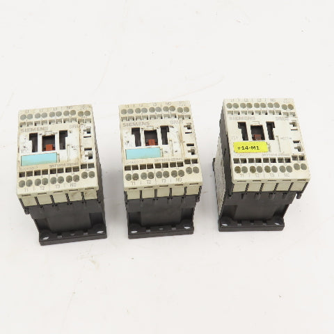Siemens 3RT1016-2BB41 600V 20A Contactor Relay 24VDC Lot Of 3
