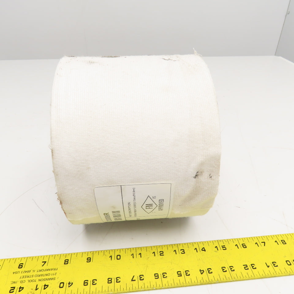 Tremco 230006R Permafab 6" x 300' Single Ply Rolled Roof Seam Polyester Fabric