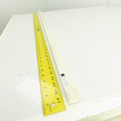Delrin Rectangular Bar Stock Natural 5/8" x 1" x 48" L
