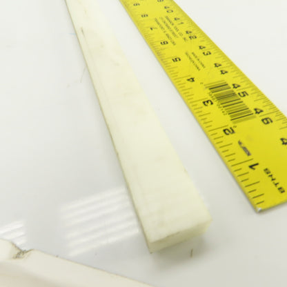 Delrin Rectangular Bar Stock Natural 5/8" x 1" x 48" L