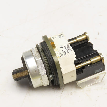 Allen Bradley 800T-H2 2 Position Selector Switch 600V