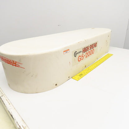 Grayson G5-1000 High Shear Fiberglass Belt Guard 44" x 12-16" Wide x 9" Deep