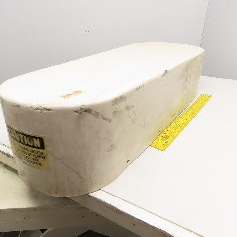 Grayson G5-1000 High Shear Fiberglass Belt Guard 44" x 12-16" Wide x 9" Deep