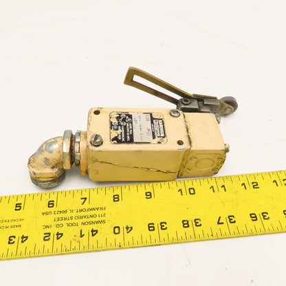 R.B Denison C2B JK01 Loxswitch 600V Can Roller Rocker Arm Limit Switch