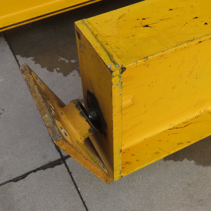 Gorbel 1/2 Ton Pillar Mount Cantilever Jib Crane 28' Span 26' Tall 24' Head Room