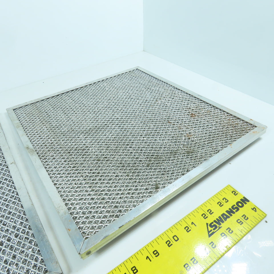12" x 13" Stainless Steel Washable Air Filter Lot Of 2