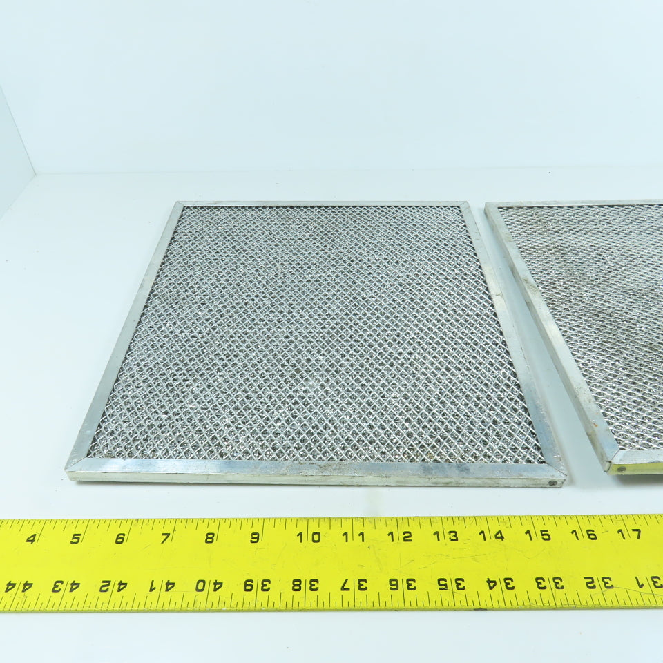 12" x 13" Stainless Steel Washable Air Filter Lot Of 2