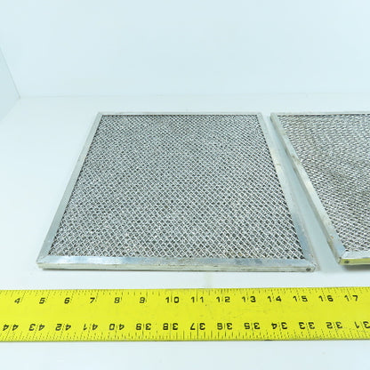 12" x 13" Stainless Steel Washable Air Filter Lot Of 2