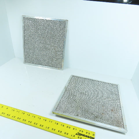 12" x 13" Stainless Steel Washable Air Filter Lot Of 2