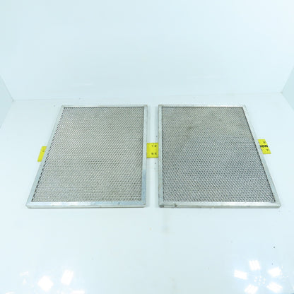 10-1/2" x 13-1/2" Stainless Steel Washable Air Filter Lot Of 2