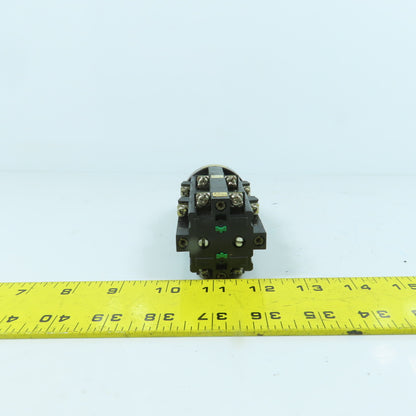 Idec 8633 ARNS 4-Positiion Mono Lever Switch With Contact Blocks