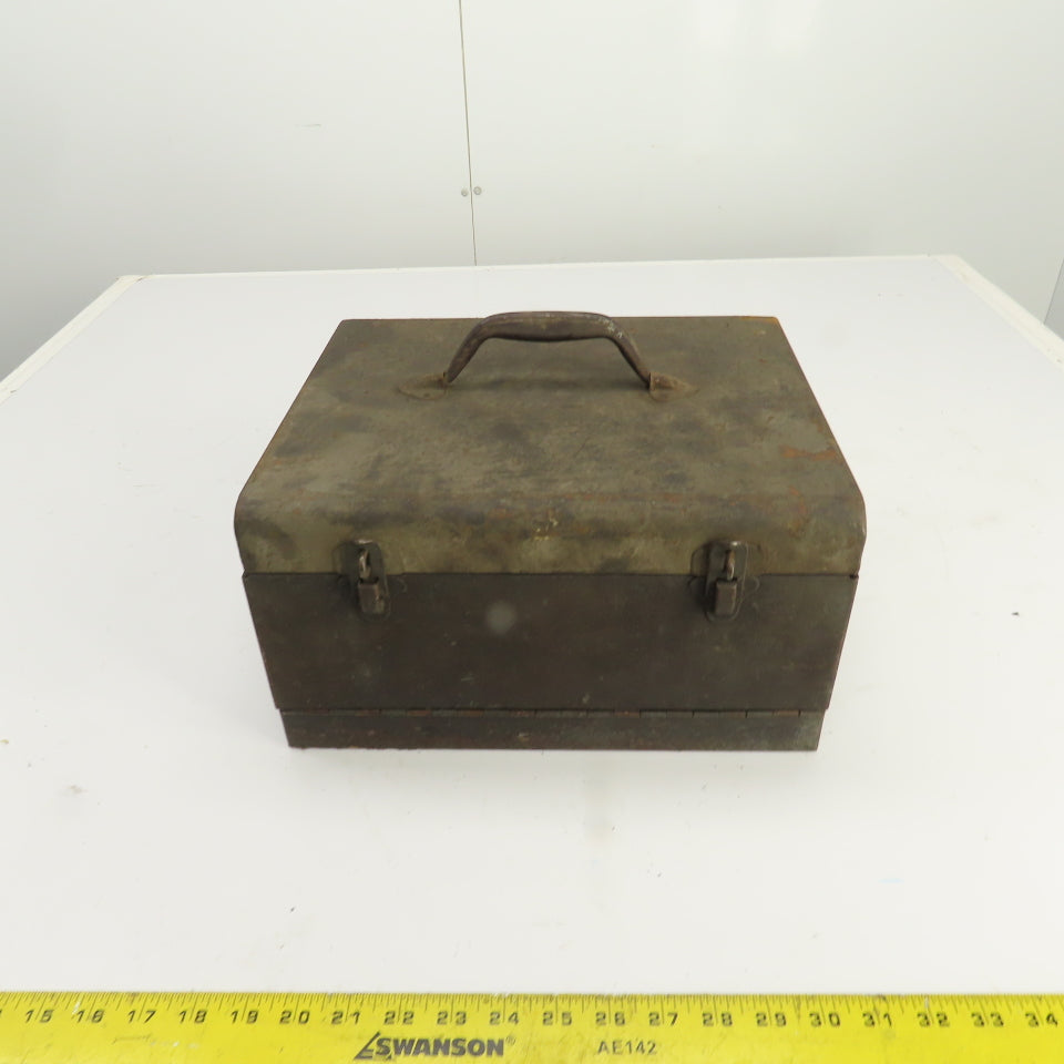 Ward Machinery Round Punch & Die Vintage Cabinet Tool Holder 64 Space