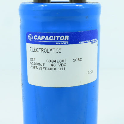 GE 23F513F040DF1H1 Electrolytic Capacitor 51000uf 40VDC 23F 105C