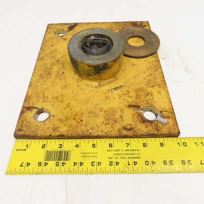 Gorbel 1/2 Ton Mast Pillar Jib Crane 24'-4" Span 24' Travel 12' Head Room