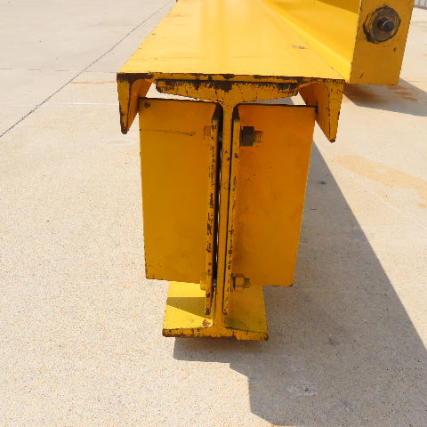 Gorbel 1/2 Ton Mast Pillar Jib Crane 24'-4" Span 24' Travel 12' Head Room