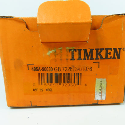 Timken 495A-90030 Tapered Roller Bearing TDO