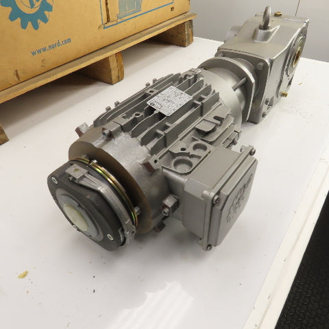 Nord L/4 CUS BRE20 HL 41.65:1 Ratio Gear Reducer 3HP 41RPM 4611 Torq W/ Brake