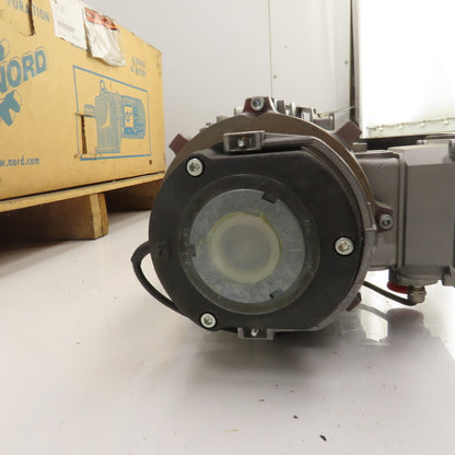 Nord L/4 CUS BRE20 HL 41.65:1 Ratio Gear Reducer 3HP 41RPM 4611 Torq W/ Brake
