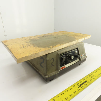 FMC Jogger J-50-B Flat Deck Paper Jogger Shaker Table 115V 1PH (Broken Top)