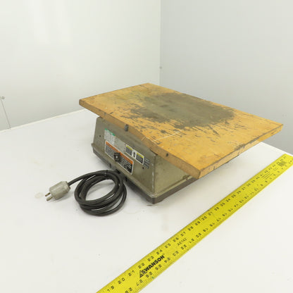FMC Jogger J-50-B Flat Deck Paper Jogger Shaker Table 115V 1PH (Broken Top)