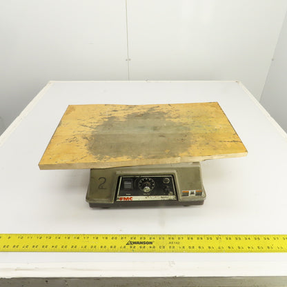 FMC Jogger J-50-B Flat Deck Paper Jogger Shaker Table 115V 1PH (Broken Top)