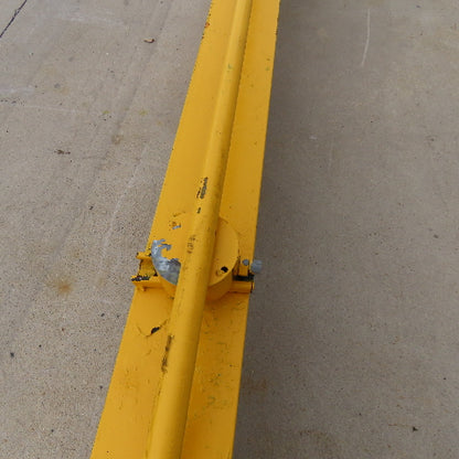 Abell-Howe 1/4 Ton Wall Mount Overbraced Jib Crane 23' Span 21'6" Travel