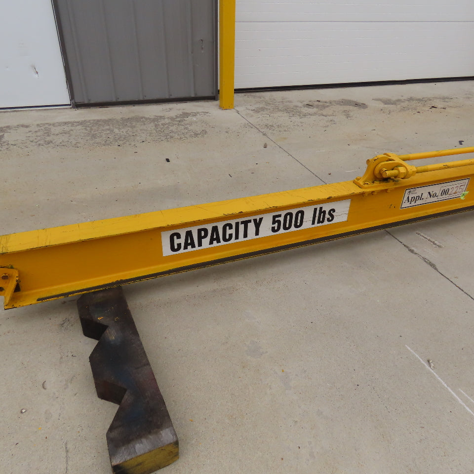 500Lbs Overbraced Tie Rod Jib Crane 20' Span 19' Travel