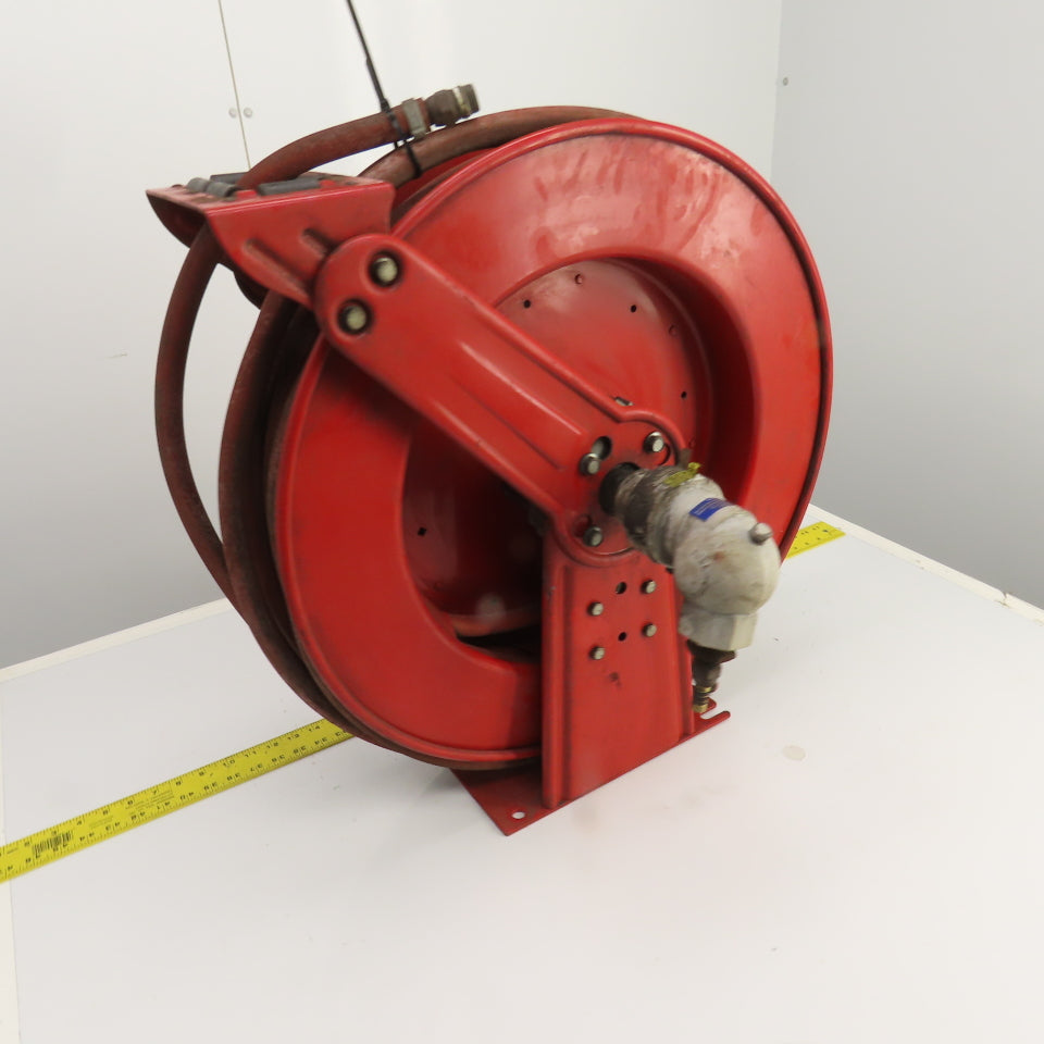 Reelcraft LP8200 OLP 3/4" x 90' Spring Retractable Liquid Propane Gas Hose Reel