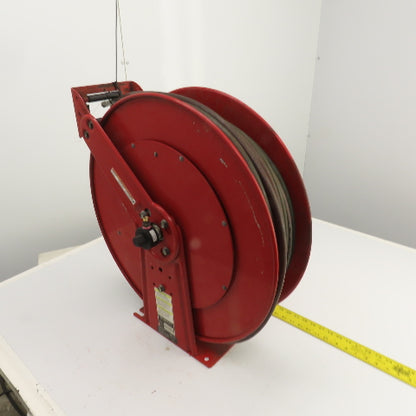 Reelcraft TW8400 OLPT 1/4" x 60' Spring Retractable Twin Line Welding Hose Reel
