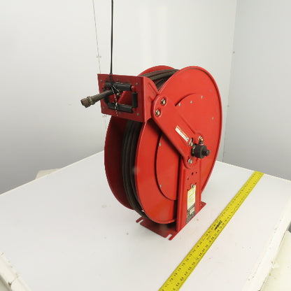 Reelcraft TW8400 OLPT 1/4" x 60' Spring Retractable Twin Line Welding Hose Reel
