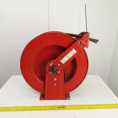Reelcraft TW8400 OLPT 1/4" x 60' Spring Retractable Twin Line Welding Hose Reel