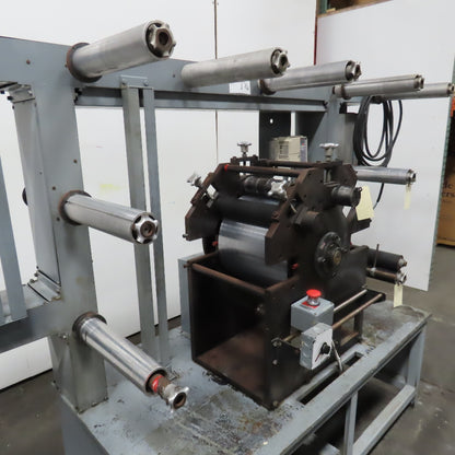 Striping Graphic Film Vinyl Slitter Rewinder Machine 12" Wide 220V 1Ph