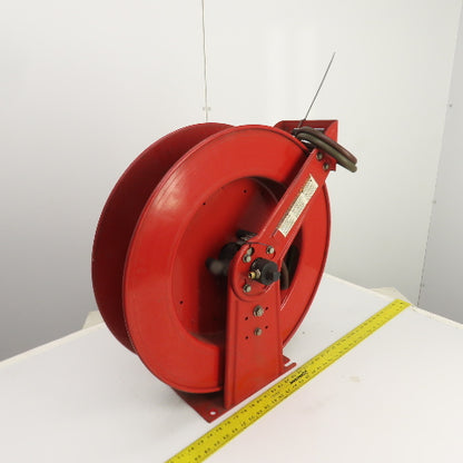 Reelcraft TW8400 OLPT 1/4" x 36' Spring Retractable Twin Line Welding Hose Reel