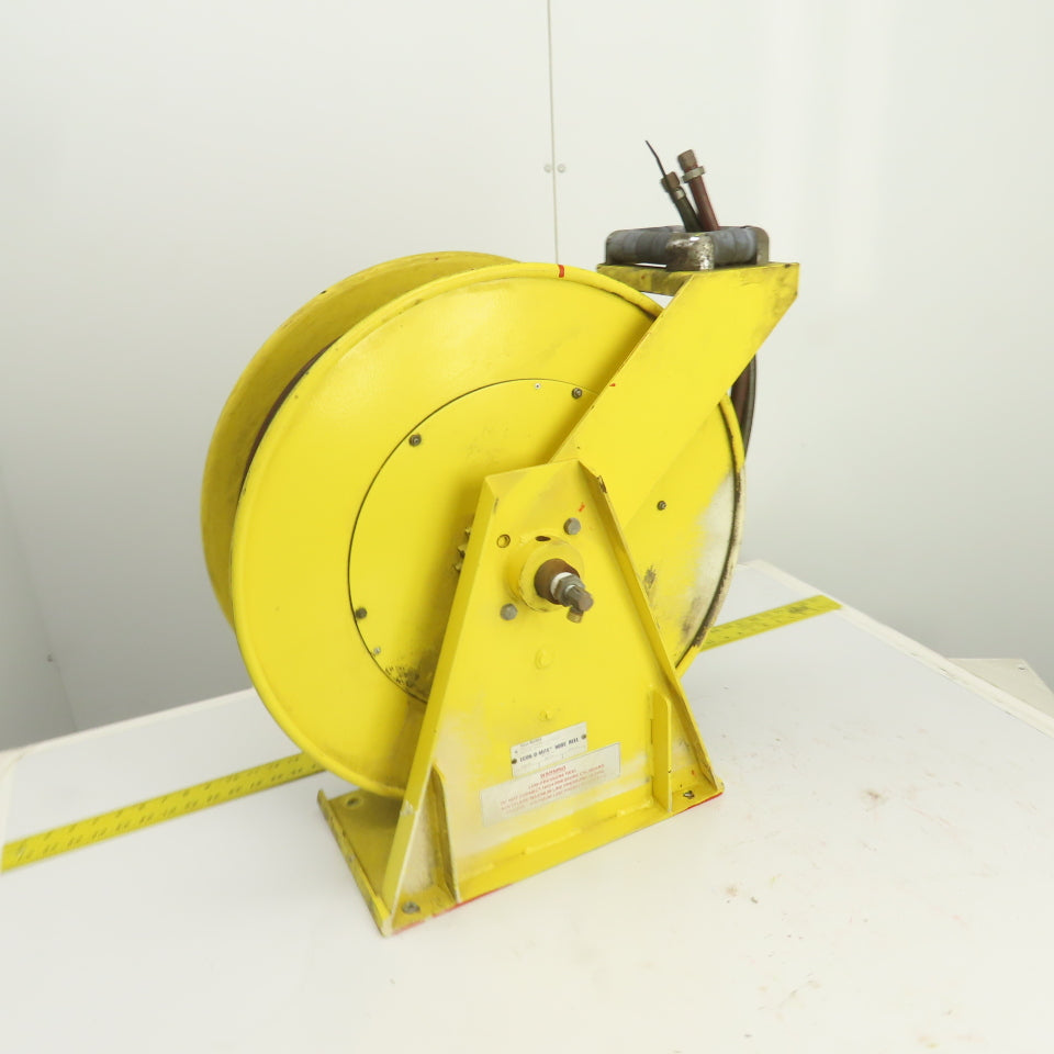 Aero-Motive 3/8" x 55' Spring Retractable Heavy Duty Twin Line Welding Hose Reel
