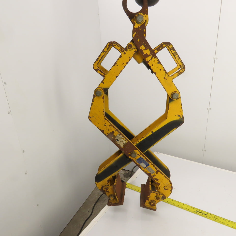 Letellier Material Handling Die Lifting Tongs 1000 LB Lift Capacity 22" Open