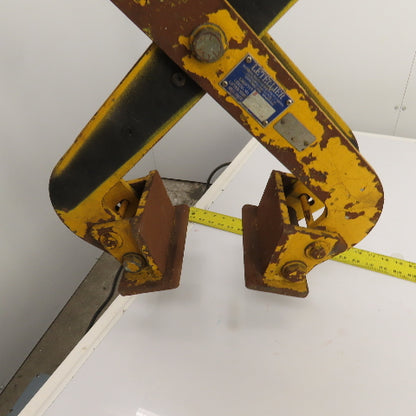 Letellier Material Handling Die Lifting Tongs 1000 LB Lift Capacity 22" Open