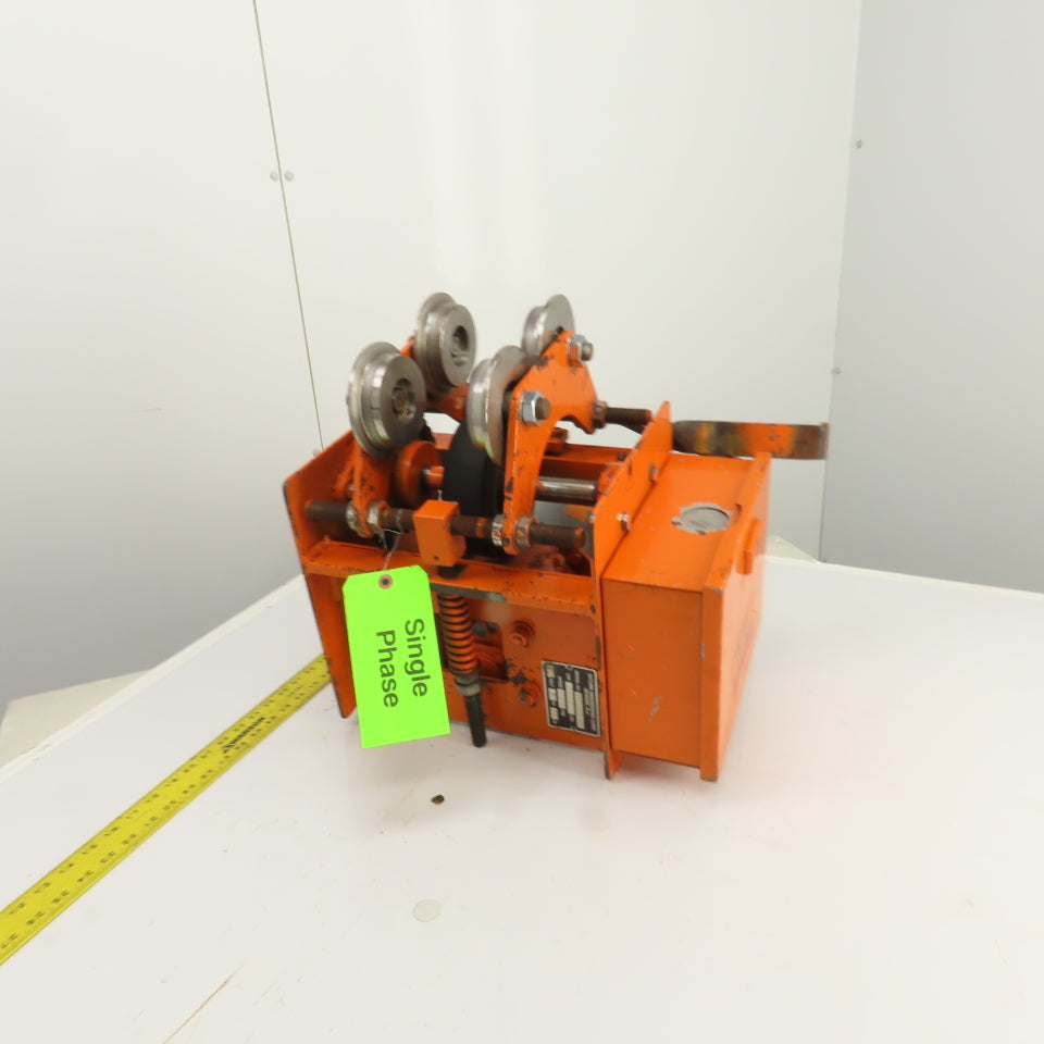 Saturn Engineering 1 Ton Power Beam Hoist Tractor Drive Trolley 19FPM 1PH
