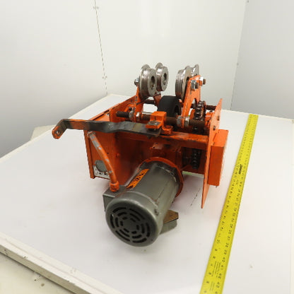 Saturn Engineering 1 Ton Power Beam Hoist Tractor Drive Trolley 19FPM 1PH