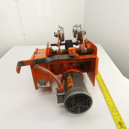 Saturn Engineering 1 Ton Power Beam Hoist Tractor Drive Trolley 19FPM 1PH